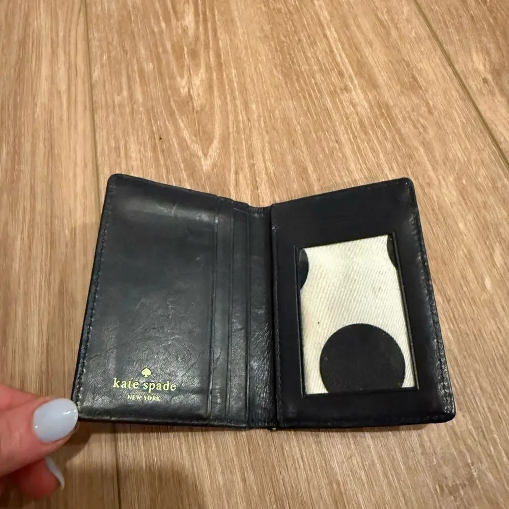 Kate Spade Mint Leather Card Holder